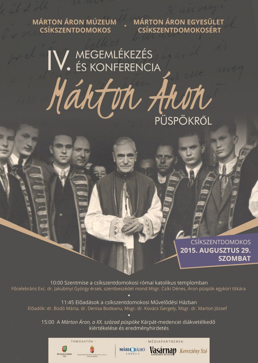 A megemlékezés és konferencia plakátja