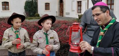Flacăra păcii de la Betleem la Alba Iulia