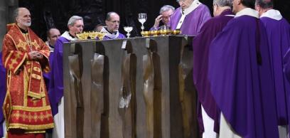 A Holy Mass in memory of the victims of terrorism was celebrated in Paris