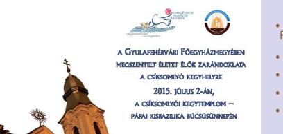 Szerzetesek közös zarándoklata Csíksomlyóra