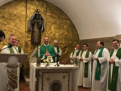 Szentmisével búcsúzott a római magyar közösségtől Kovács Gergely kinevezett gyulafehérvári érsek