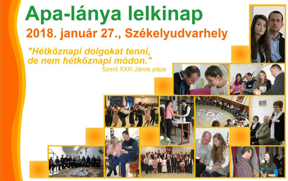 Apa-lánya lelkinap Székelyudvarhelyen